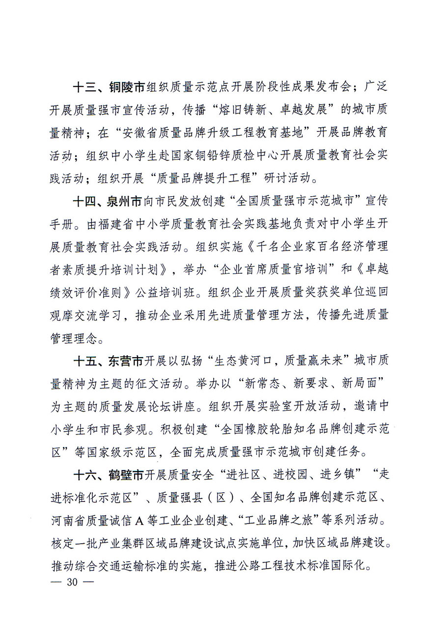 質(zhì)檢總局等關(guān)于開(kāi)展2016年全國(guó)&ldquo;質(zhì)量月&rdquo;活動(dòng)的通知