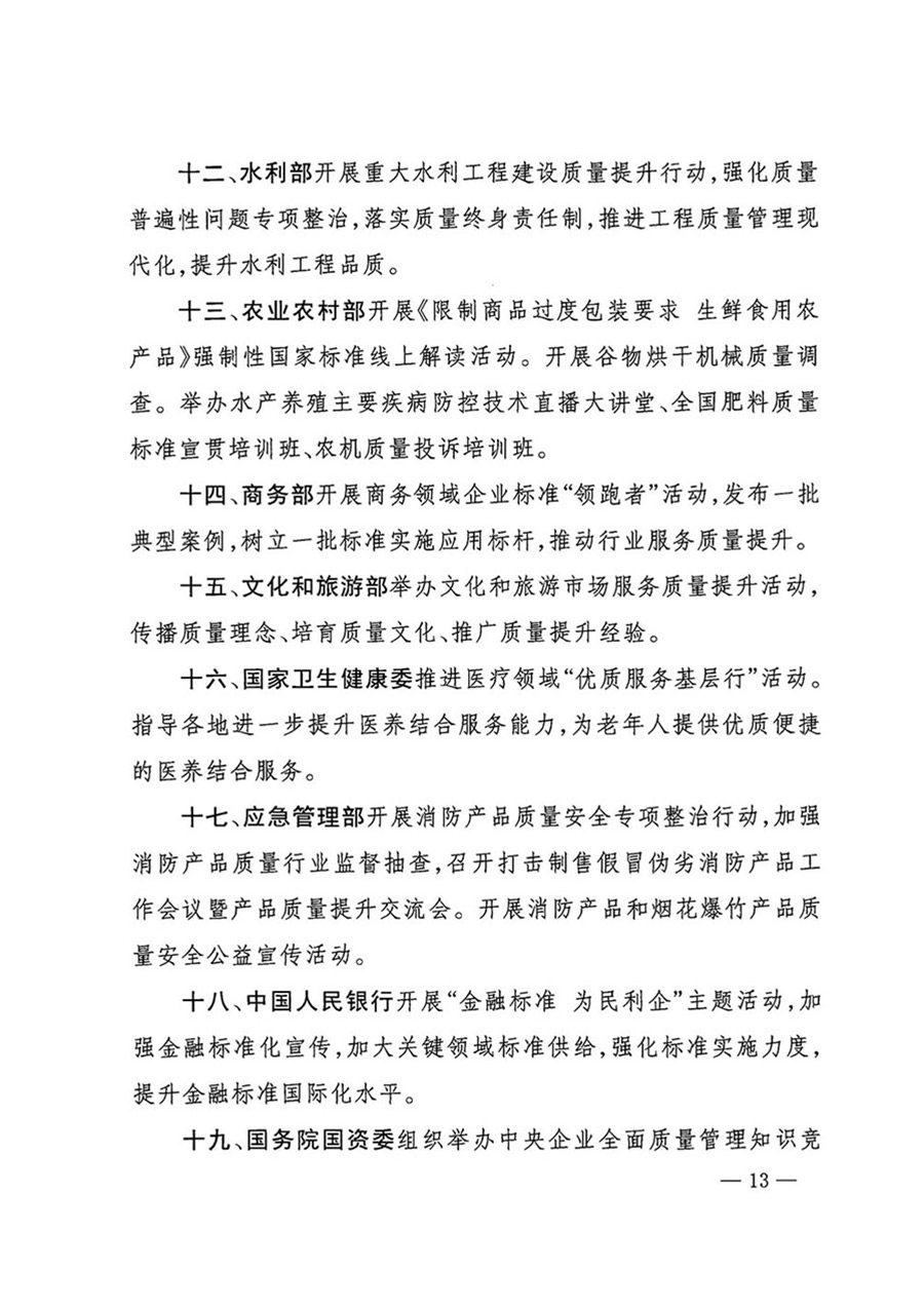 中國質(zhì)量檢驗協(xié)會關于轉(zhuǎn)發(fā)《關于開展2024年全國&ldquo;質(zhì)量月&rdquo;活動的通知》的函（質(zhì)檢協(xié)函〔2024〕116號）